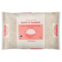 Bowl & Basket Enriched Long Grain White Rice, 10 lb, 10 Pound