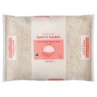 Bowl & Basket Enriched Long Grain White Rice, 20 lb, 20 Pound