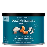 Bowl & Basket Specialty Kettle Cooked Coconut Cashews, 7 oz, 7 Ounce