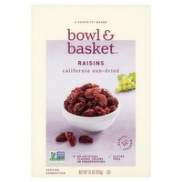 Bowl & Basket California Sun-Dried Raisins, 15 oz