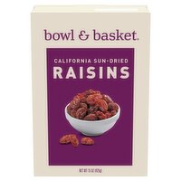 Bowl & Basket California Sun-Dried Raisins, 15 oz