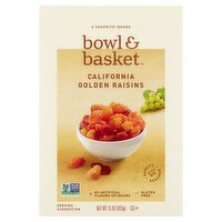 Bowl & Basket California Golden Raisins KFP, 15 oz