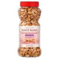 Bowl & Basket Lightly Salted Dry Roasted Peanuts, 16 oz, 16 Ounce