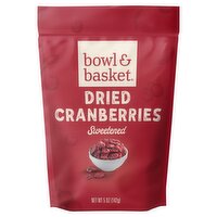 Bowl & Basket Sweetened Dried Cranberries, 5 oz