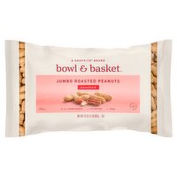 Bowl & Basket Unsalted Jumbo Roasted Peanuts, 32 oz, 32 Ounce