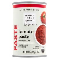 Wholesome Pantry Organic Tomato Paste, 6 oz, 6 Ounce