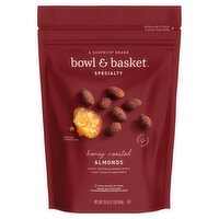 Bowl & Basket Specialty Honey Roasted Almonds, 16 oz, 16 Ounce