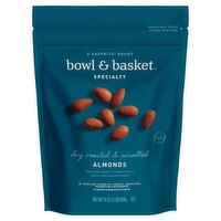 Bowl & Basket Specialty Dry Roasted & Unsalted Almonds, 16 oz