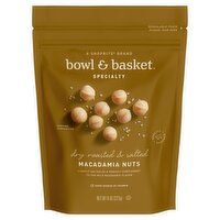 Bowl & Basket Specialty Dry Roasted & Salted Macadamia Nuts, 8 oz, 8 Ounce