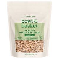 Bowl & Basket Unsalted Roasted Sunflower Seeds, 7.25 oz