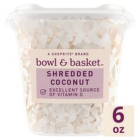 Bowl & Basket Shredded Coconut, 6 oz