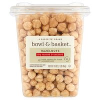 Bowl & Basket Dry Roasted & Unsalted Hazelnuts, 16 oz