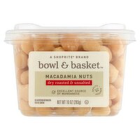 Bowl & Basket Dry Roasted & Unsalted Macadamia Nuts, 10 oz