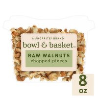 Bowl & Basket Raw Walnuts Chopped Pieces, 8 oz