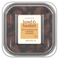 Bowl & Basket Milk Chocolate Covered Cashews, 11 oz