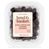 Bowl & Basket Dark Chocolate Covered Cashews, 11 oz