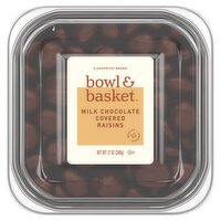 Bowl & Basket Milk Chocolate Covered Raisins, 12 oz, 12 Ounce