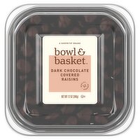 Bowl & Basket Dark Chocolate Covered Raisins, 12 oz, 12 Ounce