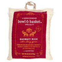 Bowl & Basket Specialty Extra Long Grain Basmati Rice, 20 lb