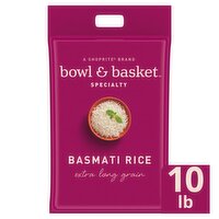 Bowl & Basket Specialty Extra Long Grain Basmati Rice, 10 lb