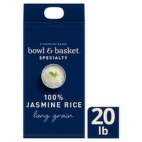 Bowl & Basket Specialty Long Grain 100% Jasmine Rice, 20 lb