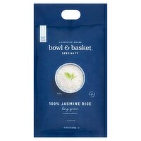 Bowl & Basket Specialty Long Grain 100% Jasmine Rice, 10 lb, 10 Pound