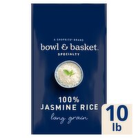 Bowl & Basket Specialty Long Grain 100% Jasmine Rice, 10 lb