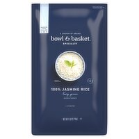 Bowl & Basket Specialty Long Grain 100% Jasmine Rice, 5 lb, 5 Pound