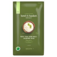 Bowl & Basket Specialty Long Grain 100% Thai Hom Mali Jasmine Rice, 5 lb