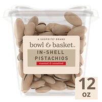 Bowl & Basket Roasted & Unsalted In-Shell Pistachios, 12 oz