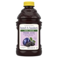 Bowl & Basket Prune 100% Juice, 48 fl oz, 48 Fluid ounce