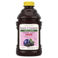 Bowl & Basket Prune 100% Juice with Pulp, 48 fl oz, 48 Fluid ounce