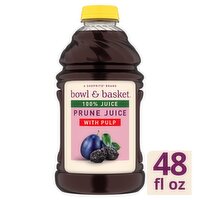 Bowl & Basket Prune 100% Juice with Pulp, 48 fl oz