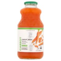 Wholesome Pantry Organic 100% Carrot Juice, 32 fl oz