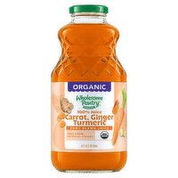 Wholesome Pantry Organic Carrot, Ginger, Turmeric Root Blend 100% Juice, 32 fl oz