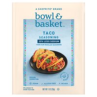  Bowl & Basket Taco Seasoning Low Sodium , 1 oz, 1 Ounce