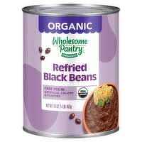 Wholesome Pantry Organic Refried Black Beans, 16 oz