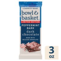 Bowl & Basket Peppermint Bark Dark Chocolate Limited Edition, 3 oz