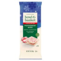 Bowl & Basket Peppermint Bark White Confection with Peppermint Candy Pieces Limited Edition, 3 oz