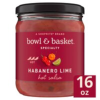 Bowl & Basket Specialty Habanero Lime Hot Salsa, 16 oz