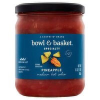 Bowl & Basket Specialty Pineapple Medium Hot Salsa, 16 oz, 16 Ounce