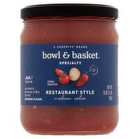 Bowl & Basket Specialty Restaurant Style Medium Salsa, 16 oz, 16 Ounce