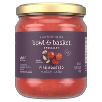 Bowl & Basket Specialty Fire Roasted Medium Salsa, 16 oz, 16 Ounce