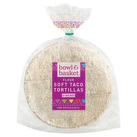 Bowl & Basket Flour Soft Taco Tortillas, 6 inches, 20 count, 26 oz