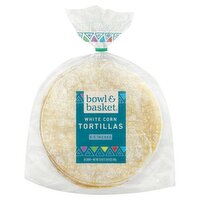 Bowl & Basket 5.5 Inches White Corn Tortillas, 30 count, 25 oz