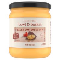 Bowl & Basket Medium Salsa Con Queso Dip, 15 oz