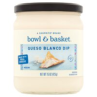 Bowl & Basket Medium Queso Blanco Dip, 15 oz