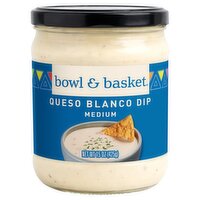 Bowl & Basket Medium Queso Blanco Dip, 15 oz