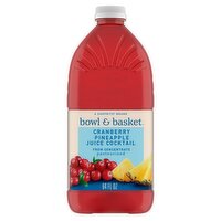 Bowl & Basket Cranberry Pineapple Juice Cocktail, 64 fl oz