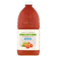 Bowl & Basket Low Sodium Vegetable 100% Juice Cocktail, 64 fl oz, 64 Fluid ounce